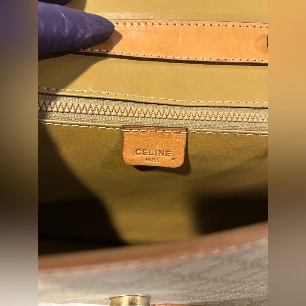 Celine Crossbody Bag with Leather Trim. Great conditon! - Picture 12 of 14